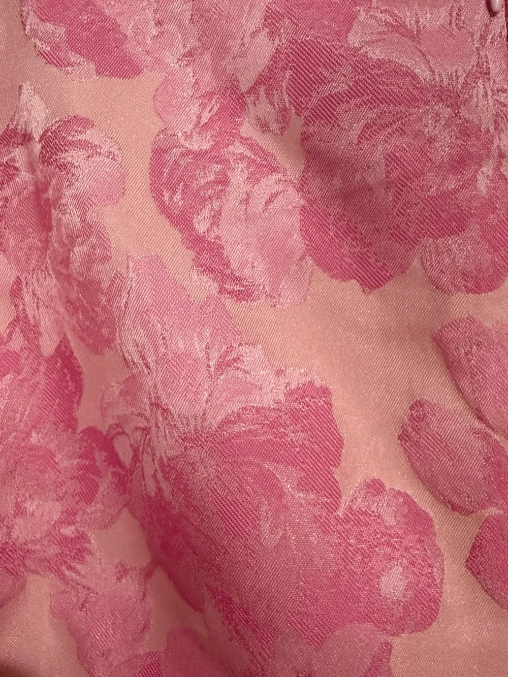 Hyacinth House Pink Floral Jacquard Formal Dress - Picture 4 of 5